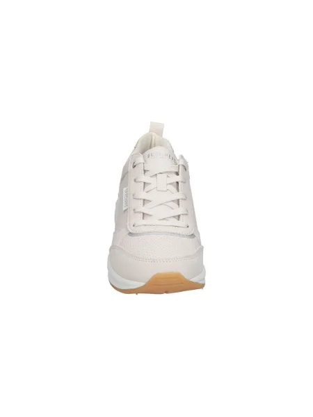 Pöttyös félcipő Skechers bézs