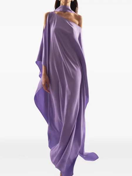 Rochie maxi Taller Marmo cu un umăr gol violet