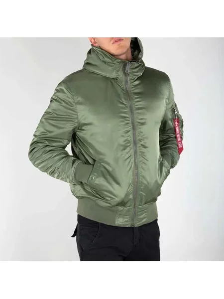 Alpha Industries kurtka Hooded zimowa zielony