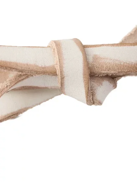 Sandale Prada cu funde din piele