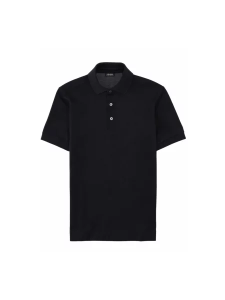 Koszulka polo Zegna niebieska