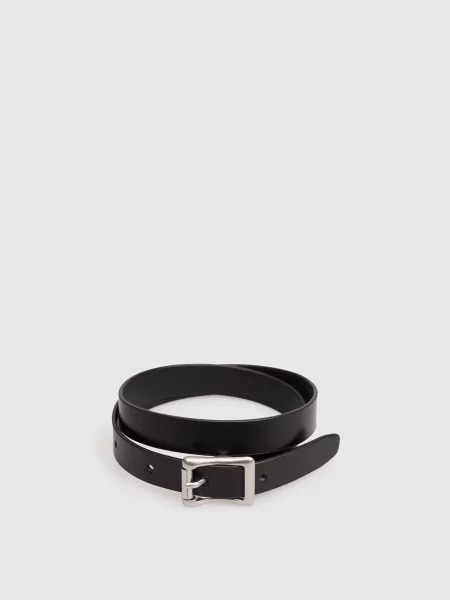 Шкіряний браслет Sundvis Ann Demeulemeester чорний