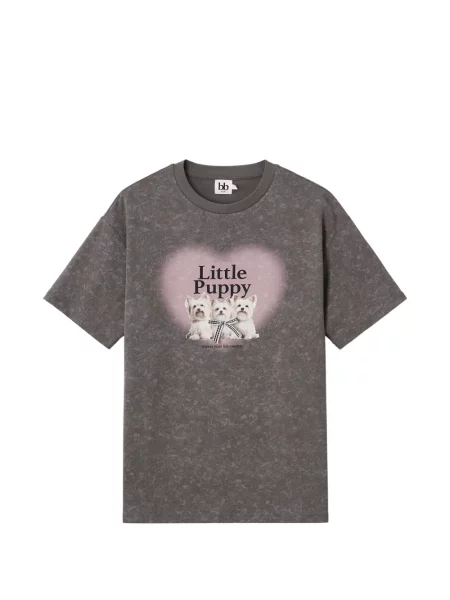 Koszulka B+ab z nadrukiem szara