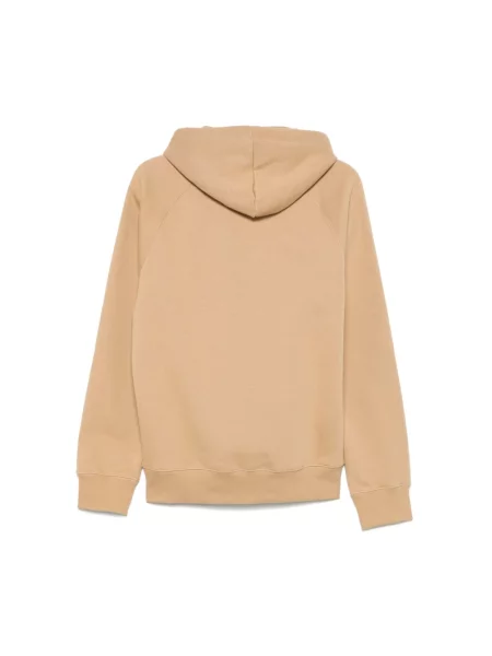 Carhartt WIP Hooded Chase Sweatshirt Dusty H Brown Mężczyźni Bluzy i bluzy z kapturem Carhartt WIP Size: L brązowy