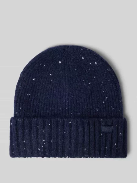Czapka z elastycznej mieszanki materiałów model CRUSH' Jack & Jones granatowa