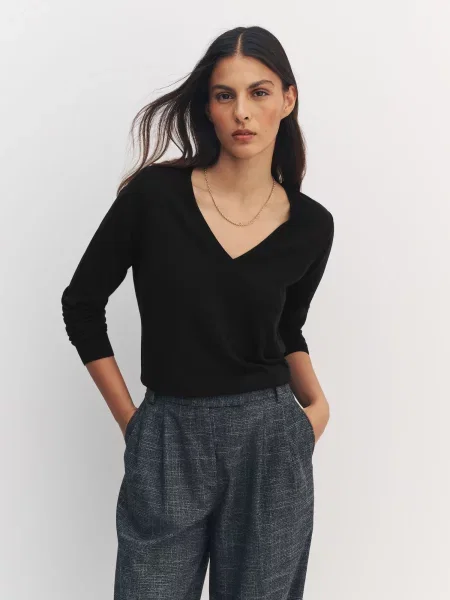 Next Pulover negru