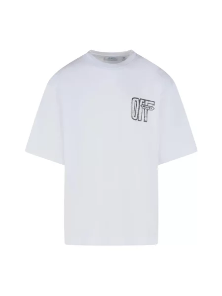Koszulka Off-white z krótkim rękawem biała