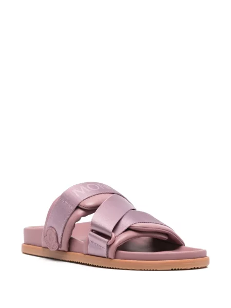 Papuci Moncler din jacard violet