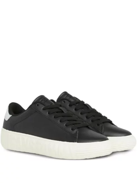 Sneakerși Tommy Hilfiger din piele negru