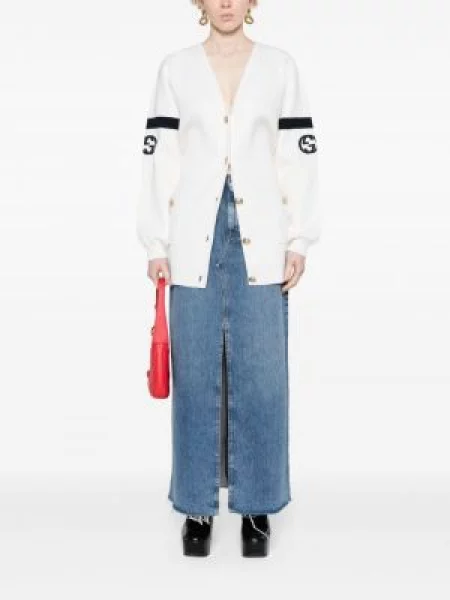 Džínová sukně Gucci modré