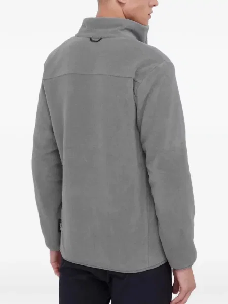Geacă Jack Wolfskin cu glugă portocaliu