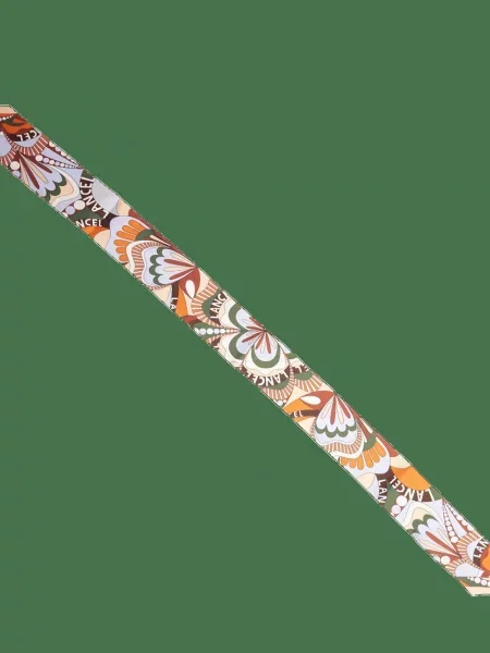 Fular Lancel cu model floral verde