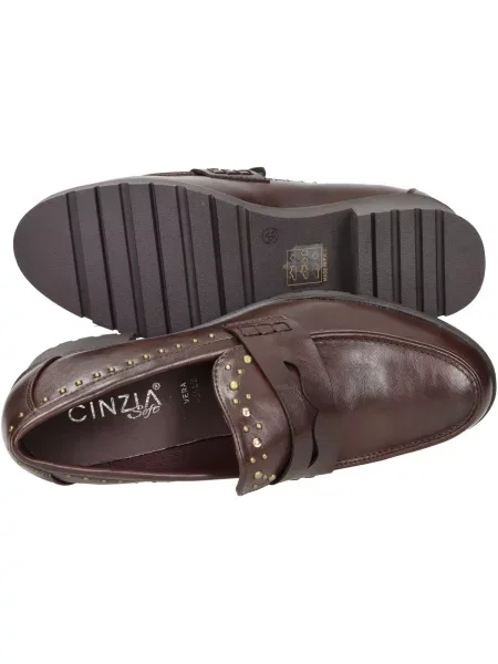 Mokasíny Cinzia-soft hnedá