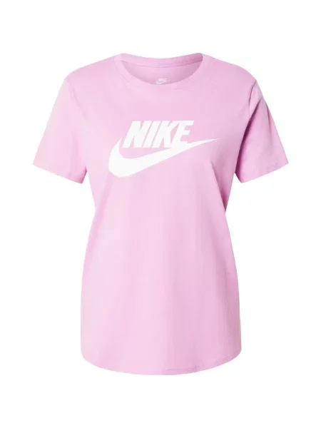 Nike Sportswear Majica Essential ljubičasta bijela