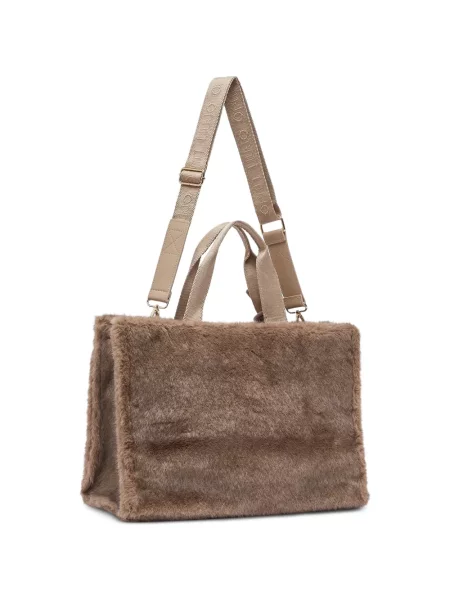 Ursuleț de pluș geantă shopper Liu Jo maro