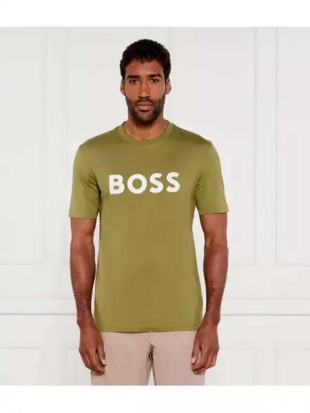 BOSS BLACK Tricou Tiburt negru