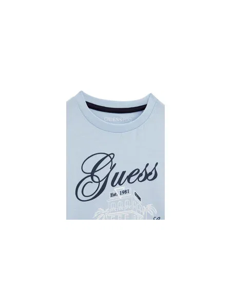 Guess Póló Regular Fit kék