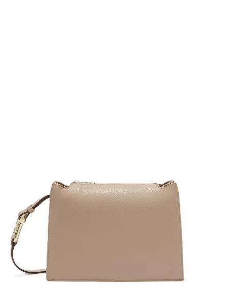 Кожаная сумка Furla серая