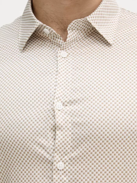 Armani Exchange férfi ing bézs