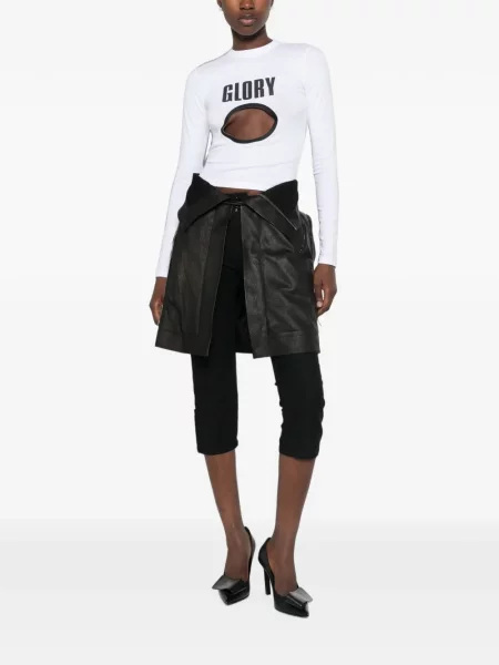 Tricou Jean Paul Gaultier cu imagine alb