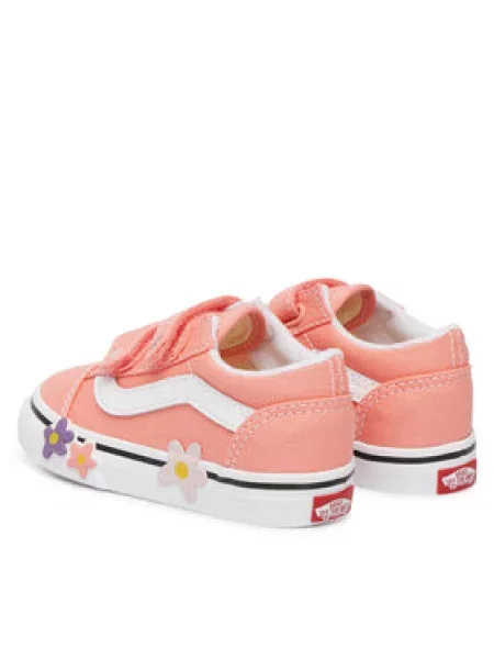Teniszcipő Vans Old Skool V Flower Koral