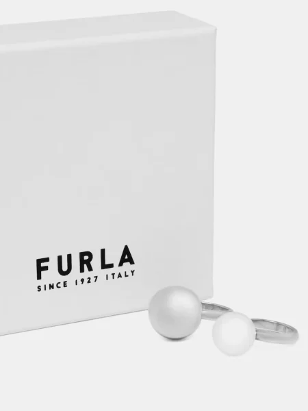Furla pierścionek szary