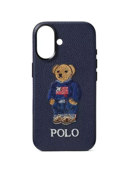 Lung cămașă Polo Ralph Lauren cu broderie albastru