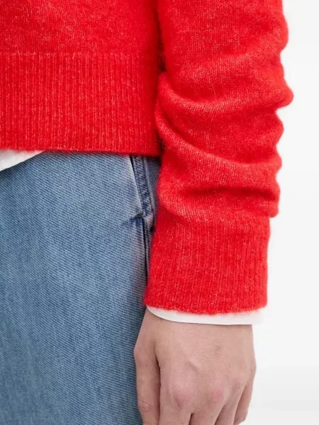 Cardigan Samsøe Samsøe tricotate roșu