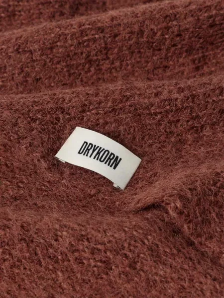 Chusta trójkątna z dodatkiem wełny Drykorn