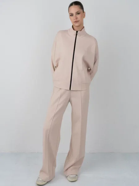 Спортивні штани Elegante бавовна/поліестер бежевий