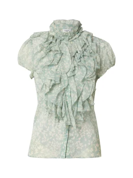 SAINT TROPEZ Halenka Lilja / aqua modrá béžová