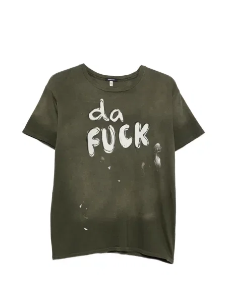 Tricou R13 zdrențuiți verde