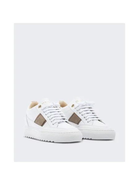 Sneakersy Mason Garments skórzane białe