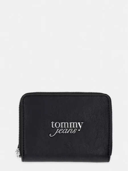 Tommy Jeans portofel pentru femei cu imitație de piele negru
