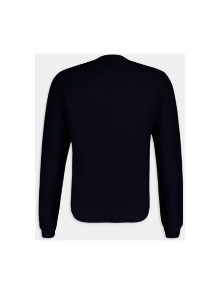 Sweter Boglioli wełniany elegancki niebieski