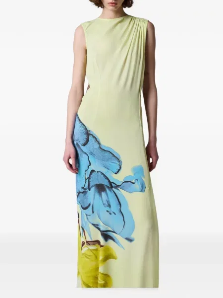 Rochie Paul Smith cu imagine galben