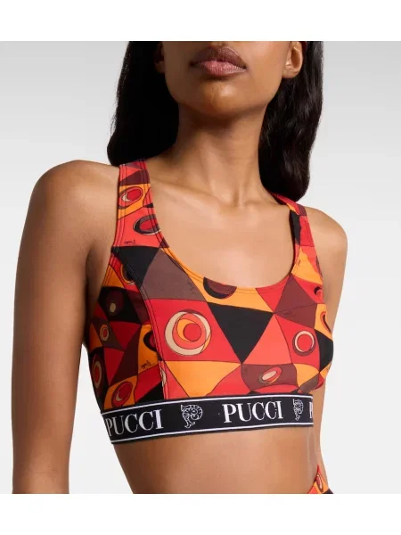 Sutien sport Pucci portocaliu
