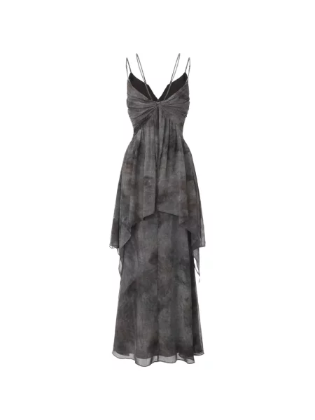 Rochie maxi Elywood gri