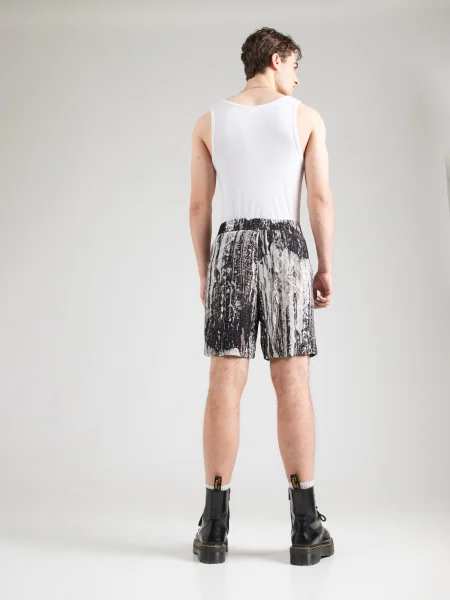 Carlo Colucci Pantaloni negru / murdar alb