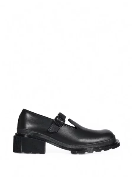 Pantofi cu toc Dr. Martens cu cataramă cu bretele negru