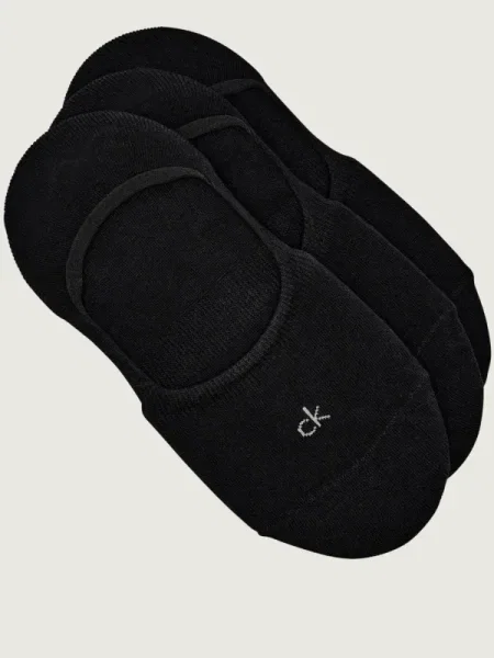Calvin Klein Șosete/tălpici 3 pack negru