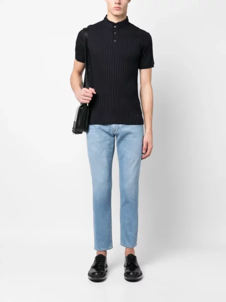 Džinsai Emporio Armani mėlyna