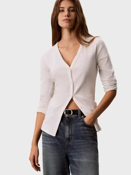 Дитячий кардиган Calvin Klein Jeans білий