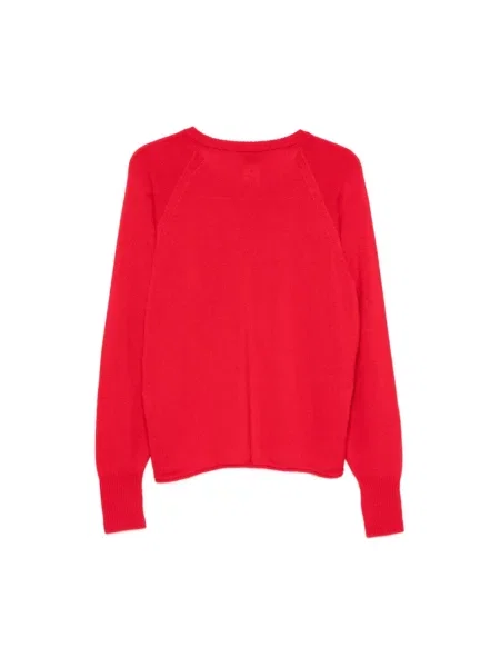 Sweter Alysi z kaszmiru czerwony