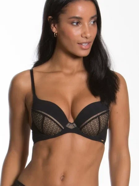 Бюстгальтер GOSSARD Graphic Luxe поліамід/поліестер чорний