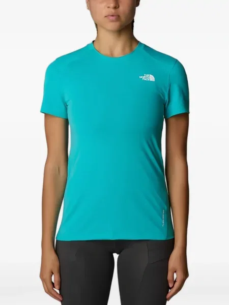 Tricou The North Face cu autograf albastru