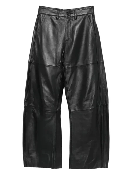 Spodnie Soeur skórzane czarne