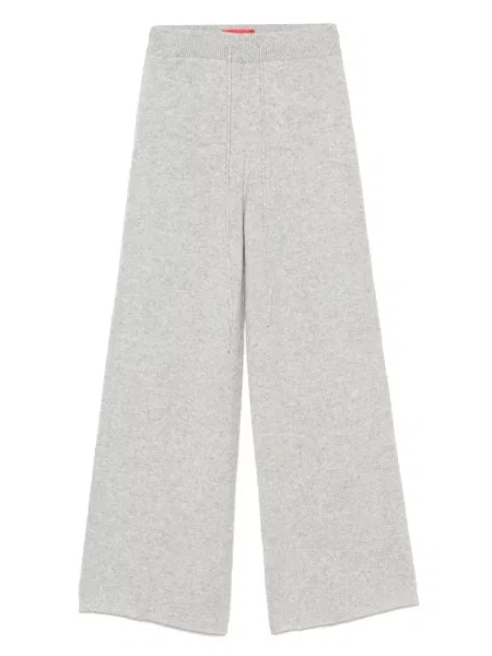 Pantaloni Wild Cashmere din cașmir gri