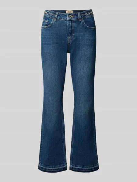 Jeans o rozkloszowanym kroju z elastycznej mieszanki bawełny model Ashley' Mos Mosh niebieskie