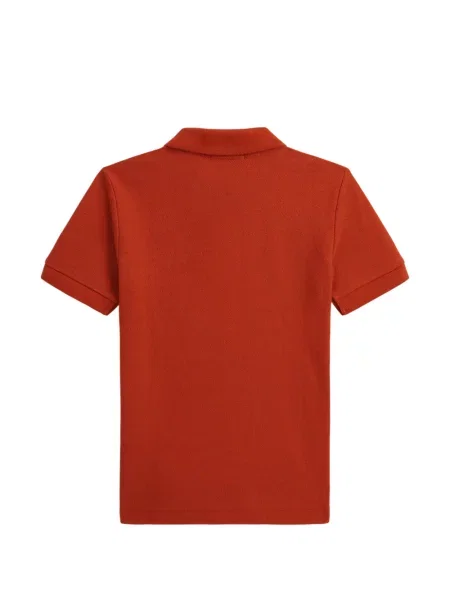 Koszulka polo dziecięca Polo Ralph Lauren pomarańczowa